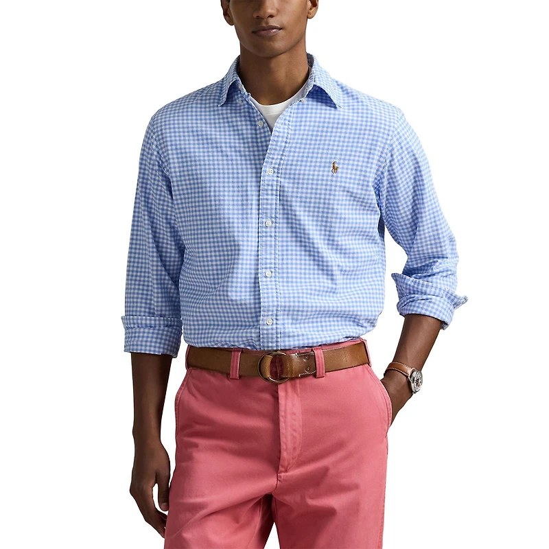 Men's Classic Fit Gingham Oxford Shirt