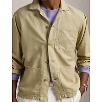 Men's Linen Cotton Overshirt