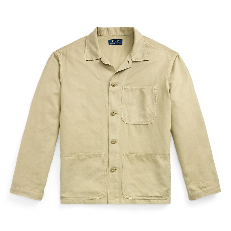 Men's Linen Cotton Overshirt