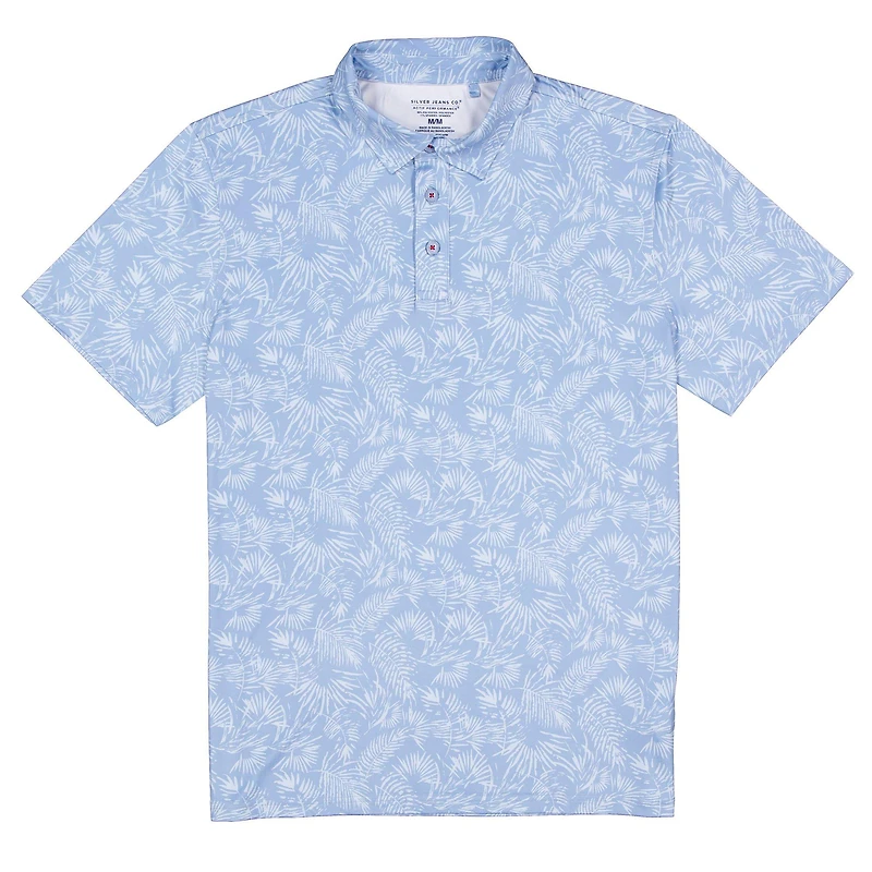 Men's 3-Button Stretch Short Sleeve Polo