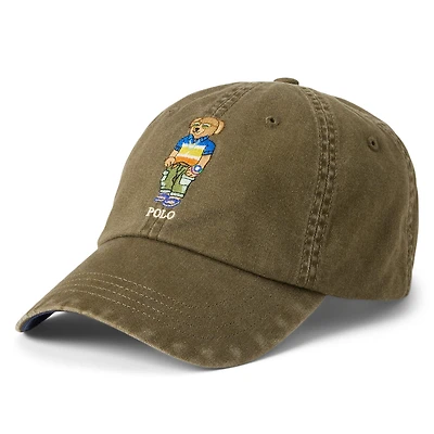 Unisex Polo Bear Twill Ball Cap