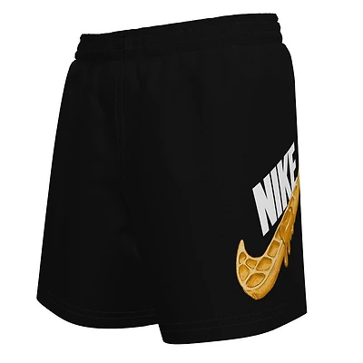 Junior Boys' [8-16] Waffle Swoosh 4" Volley Swim Trunk