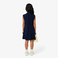 Junior Girls' [8-16] Sleeveless Stretch Pique Polo Dress