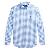 Junior Boys' [8-20] Gingham Cotton Poplin Shirt