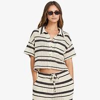 Women's High Sun Cropped Knit Shirt