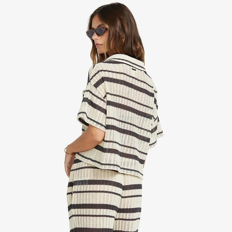 Women's High Sun Cropped Knit Shirt