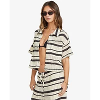 Women's High Sun Cropped Knit Shirt