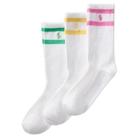Juniors' [8-20] Striped Crew Sock (3 Pack)