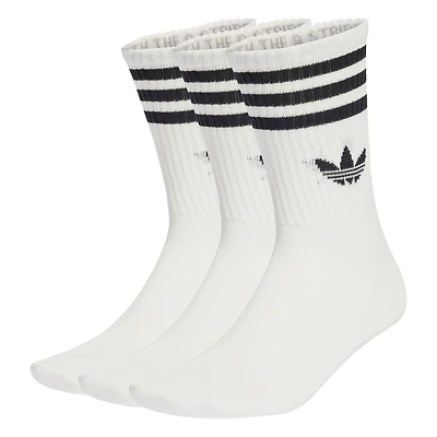 Unisex 3-Stripes Crew Sock (3 Pack)