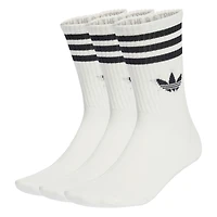 Unisex 3-Stripes Crew Sock (3 Pack)