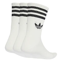 Unisex 3-Stripes Crew Sock (3 Pack)