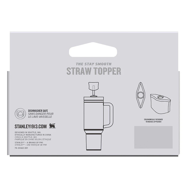 Stay Smooth Straw Topper (2 Pack)