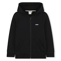 Junior Boys' [8-16] Logo Fleece Full-Zip Hoodie