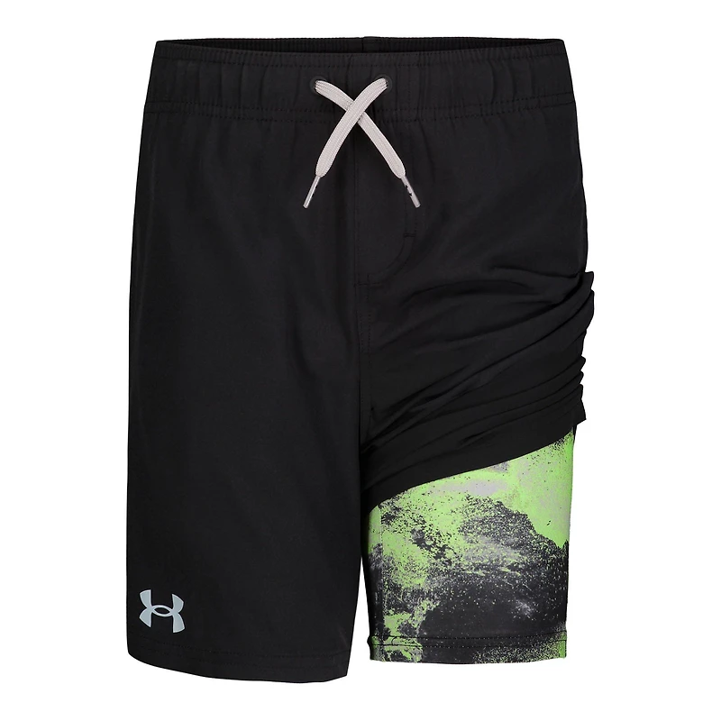Junior Boys' [8-16] Compression Volley Swim Trunk