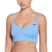 Women's Effortless Line Wave Jacquard V-Neck Midkini Top