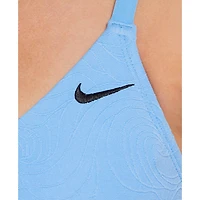 Women's Effortless Line Wave Jacquard V-Neck Midkini Top