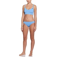 Women's Effortless Line Wave Jacquard V-Neck Midkini Top