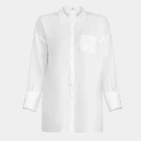 Women's Oversized Beach Shirt Cover-Up