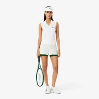 Women's Sleeveless Stretch Knit Tennis Polo