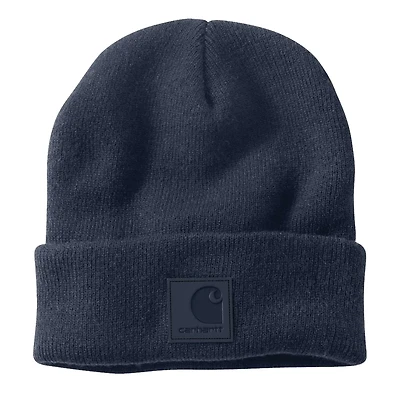 Unisex Tonal Patch Beanie