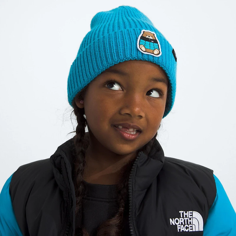 Kids' [2-10] TNF Logo Box Cuffed Beanie