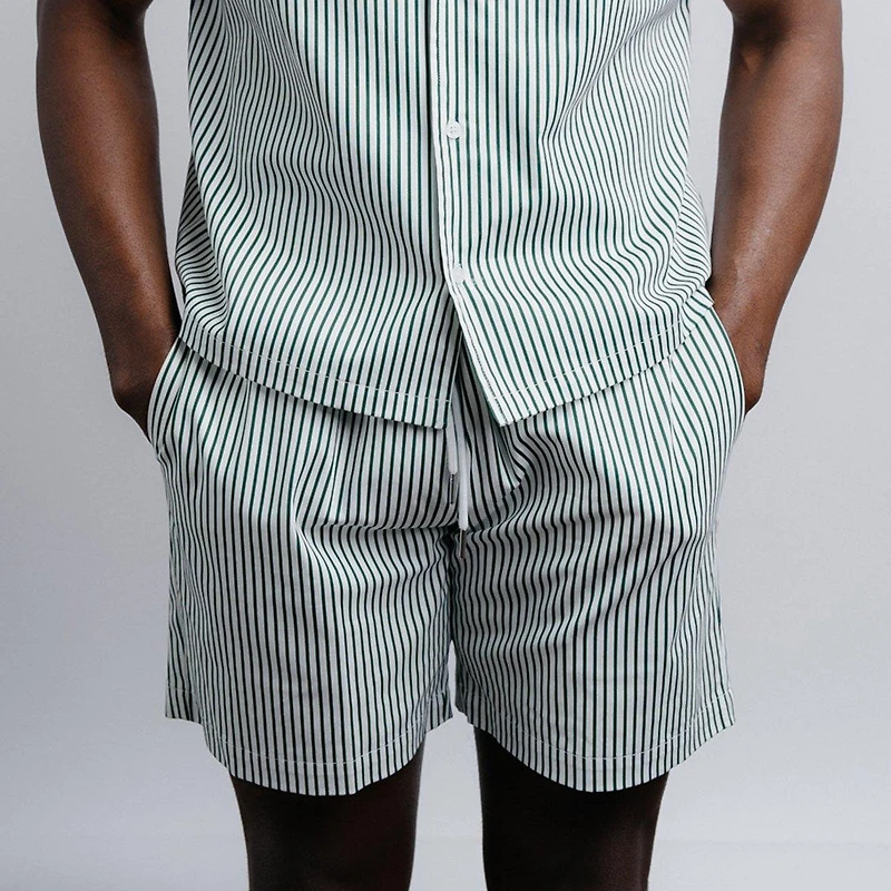Men's Pinstripe Lined Short