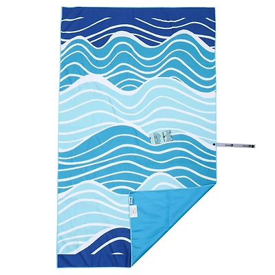 Blue Waves Beach Towel
