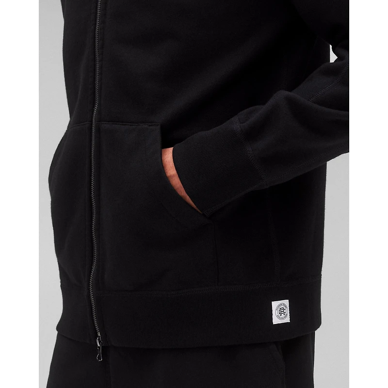 Men's Midweight Terry Racer Slim Zip Hoodie