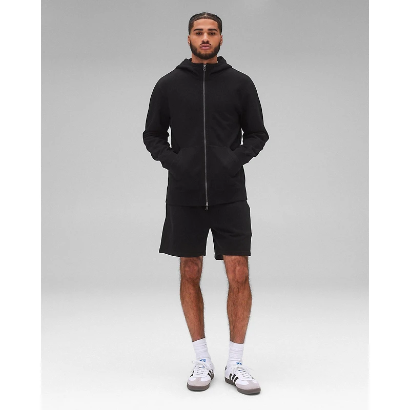 Men's Midweight Terry Racer Slim Zip Hoodie