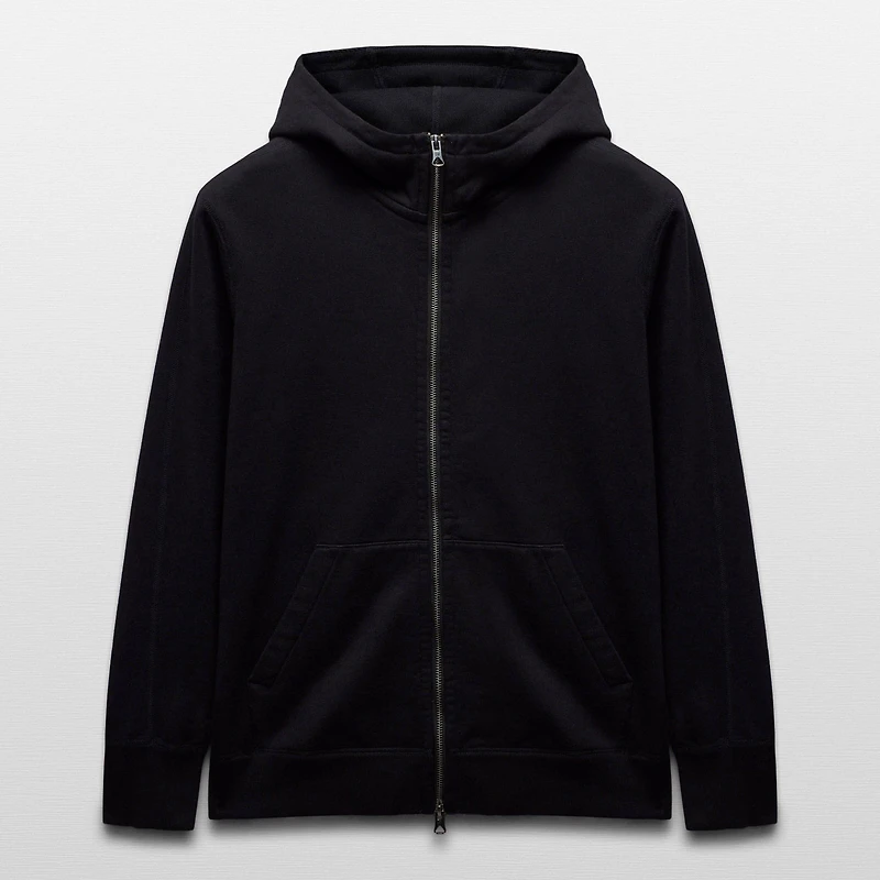 Men's Midweight Terry Racer Slim Zip Hoodie