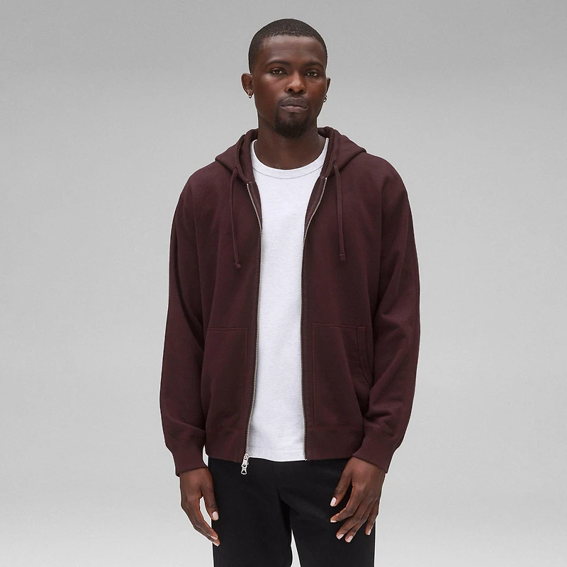 Men's Midweight Terry Standard Zip Hoodie