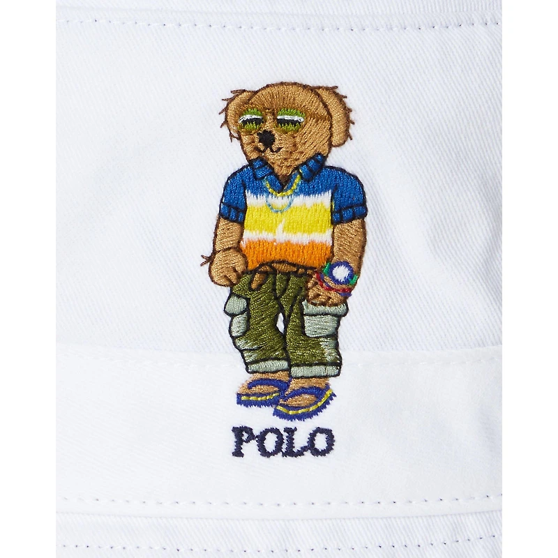 Men's Polo Bear Twill Bucket Hat