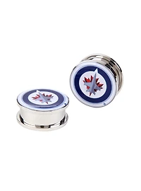 NHL Winnipeg Jets Steel Spool Plug 2 Pack