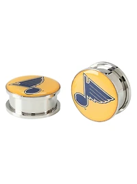 NHL St. Louis Blues Steel Spool Plug 2 Pack