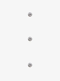 Steel Basic CZ Nose Stud 3 Pack