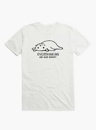 Overthinking Cat T-Shirt By Fox Shiver