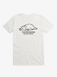 Overthinking Cat T-Shirt By Fox Shiver