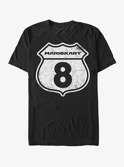 Nintendo Mario Kart 8 Interstate Sign T-Shirt