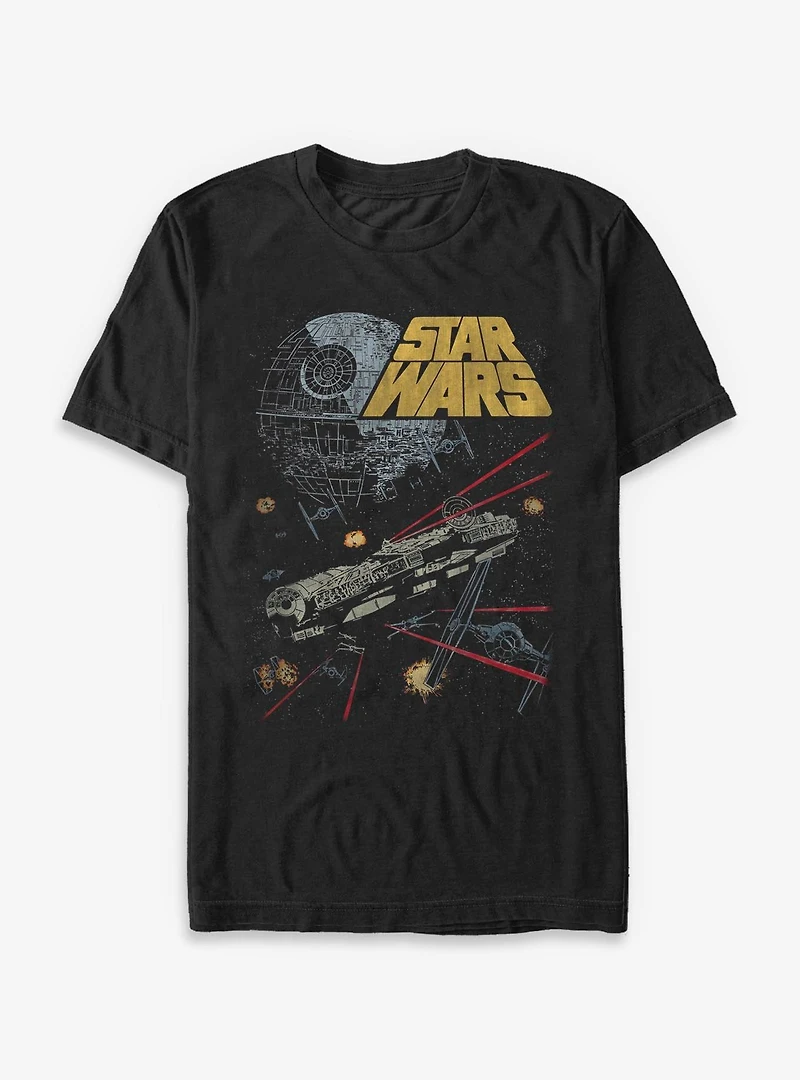Star Wars Millennium Falcon Battle T-Shirt