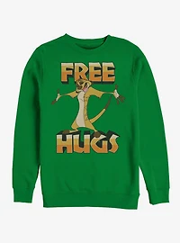 Lion King Timon Free Hugs Sweatshirt