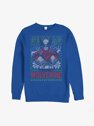 Marvel X-Men Wolverine Ugly Christmas Sweater Sweatshirt