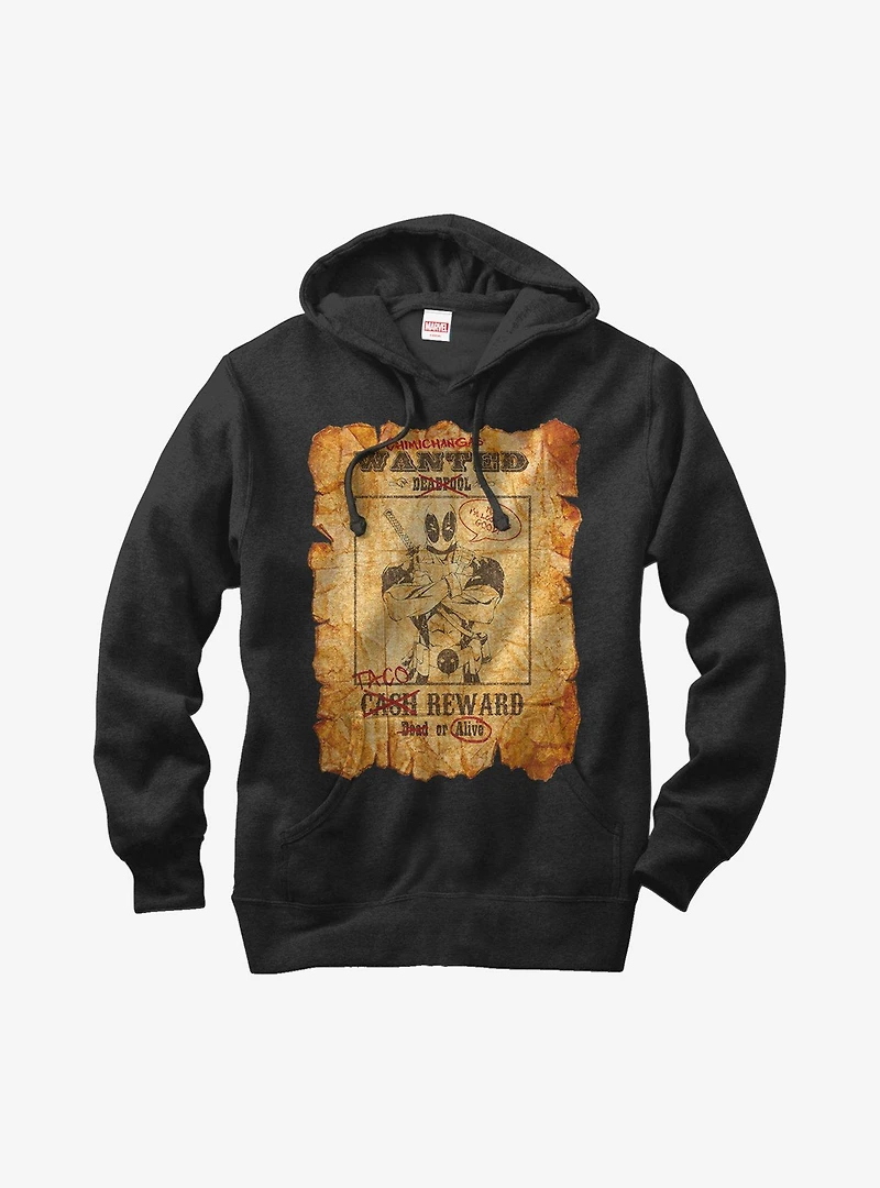 Marvel Deadpool Wanted Poster Hoodie