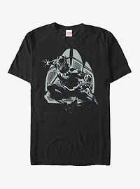 Marvel Black Panther Decorative Pattern T-Shirt