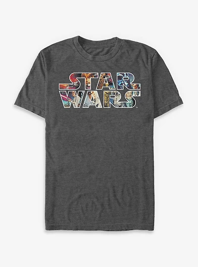 Star Wars Classic Poster Logo T-Shirt