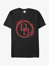 Marvel Daredevil Logo Splatter T-Shirt