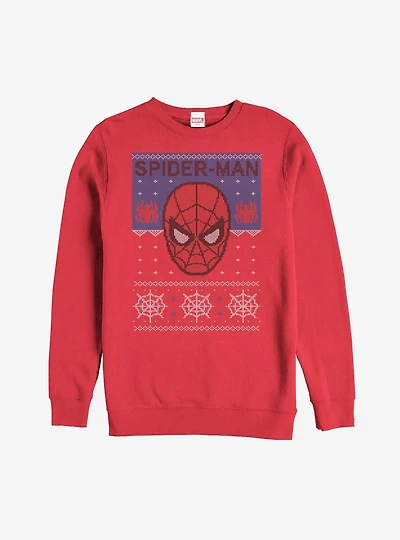 Marvel Ugly Christmas Sweater Spider-Man Web Sweatshirt
