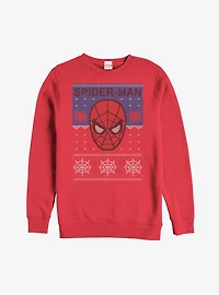 Marvel Ugly Christmas Sweater Spider-Man Web Sweatshirt