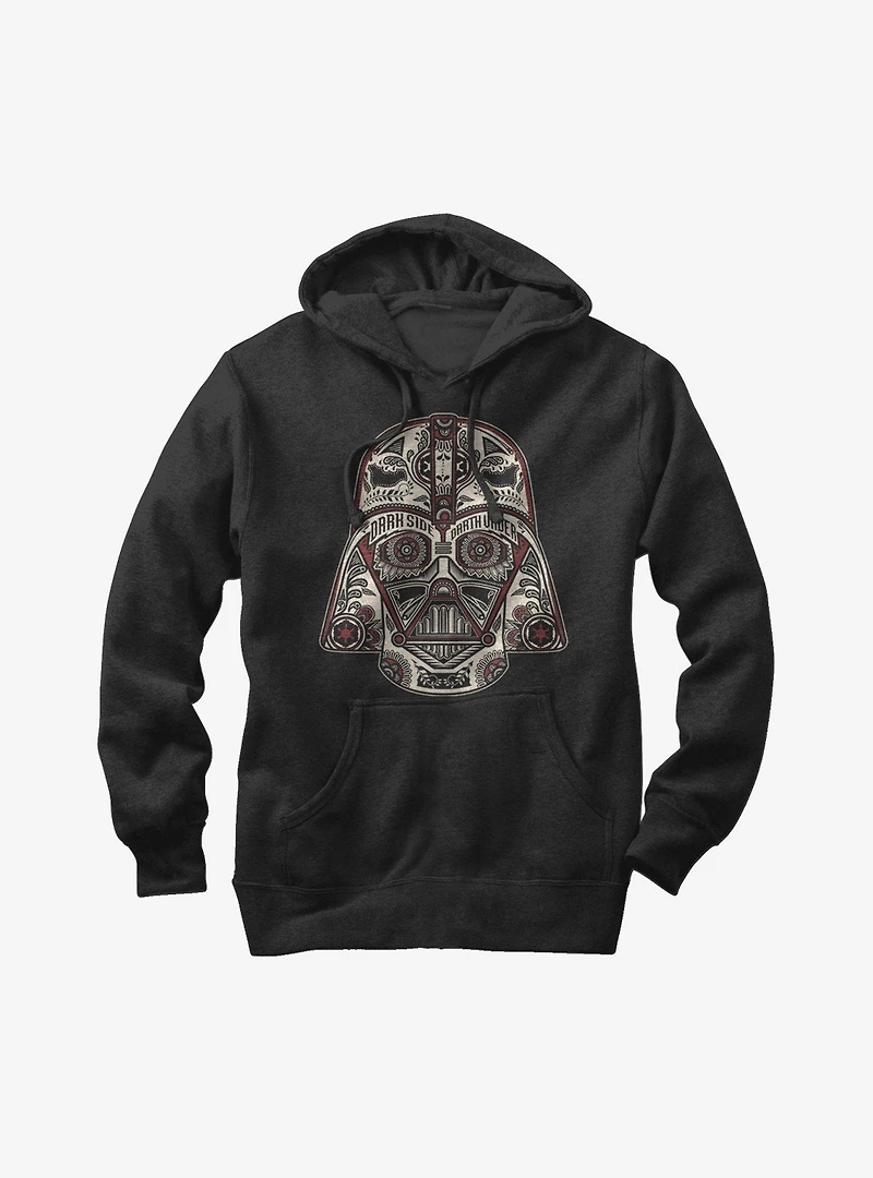 Star Wars Henna Darth Vader Helmet Print Hoodie