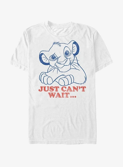 Lion King Simba Just Can't Wait T-Shirt