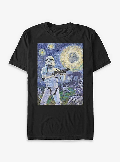 Star Wars Stormtrooper Starry Night T-Shirt